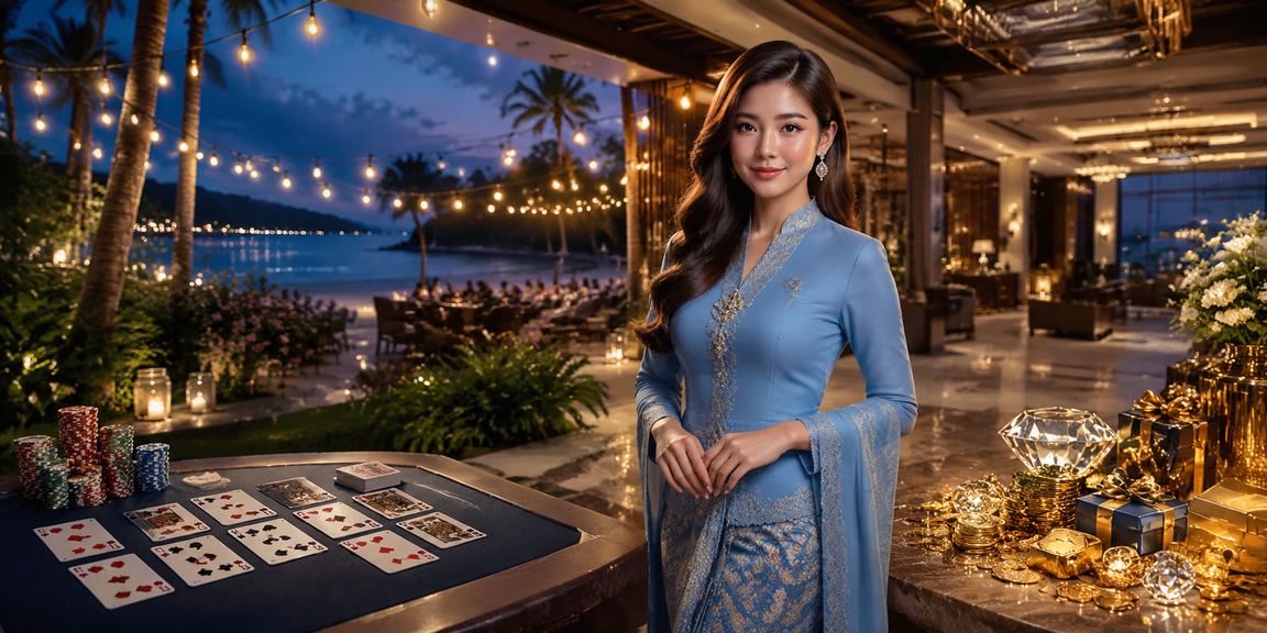 Pemain rummy berbaju kurung dari Langkawi bermain dalam talian